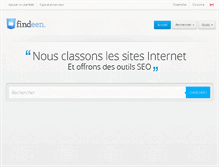 Tablet Screenshot of ca.findeen.com